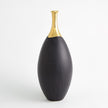 Global Views Dipped Golden Crackle Vase