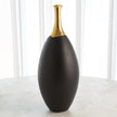 Global Views Dipped Golden Crackle Vase