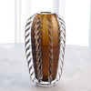 Global Views Tobacco Fringe Vase