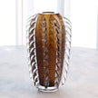 Global Views Tobacco Fringe Vase
