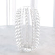 Global Views Clear Fringe Vase