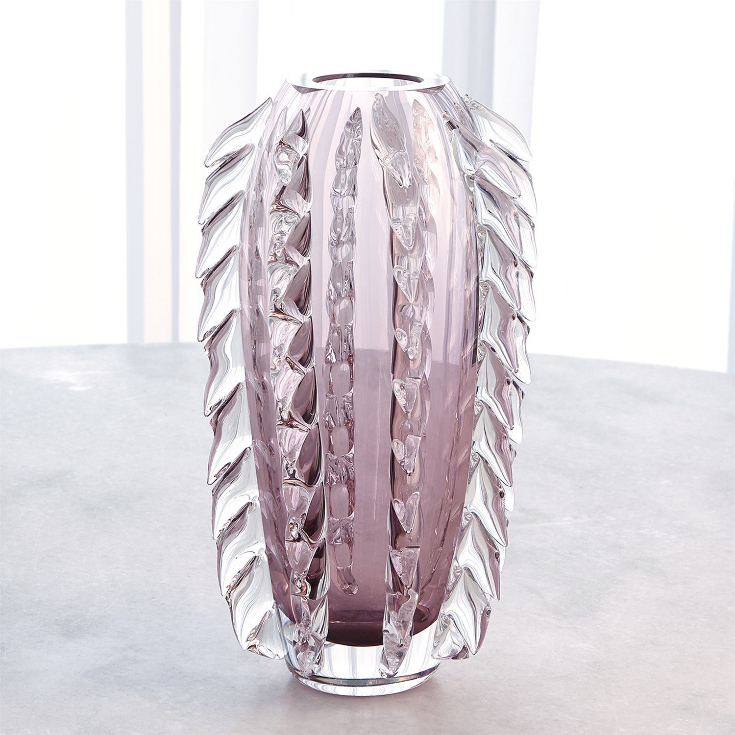 Global Views Amethyst Fringe Vase
