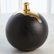 Global Views Dipped Golden Crackle Vase