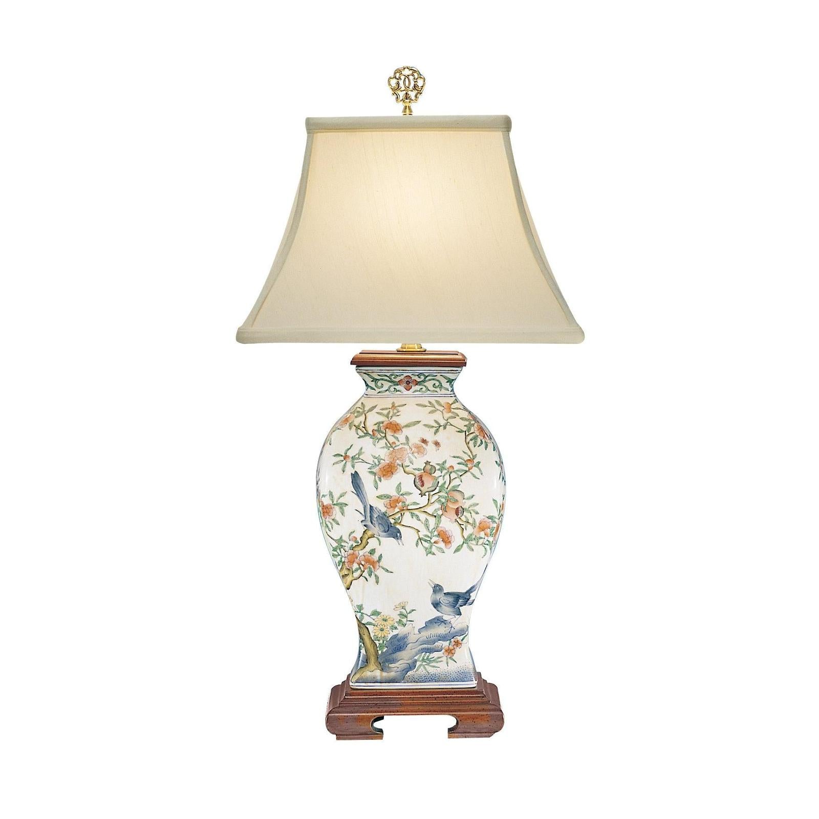 Wildwood Pom 'n Bird Table Lamp