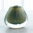 Global Views Green Gold Conical Vase