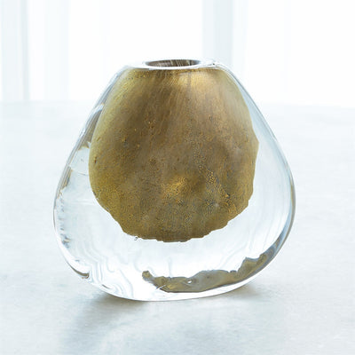 Global Views Gold Conical Vase Clearance