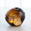 Global Views Chocolate Dimpled Sphere