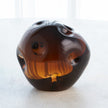 Global Views Chocolate Dimpled Sphere