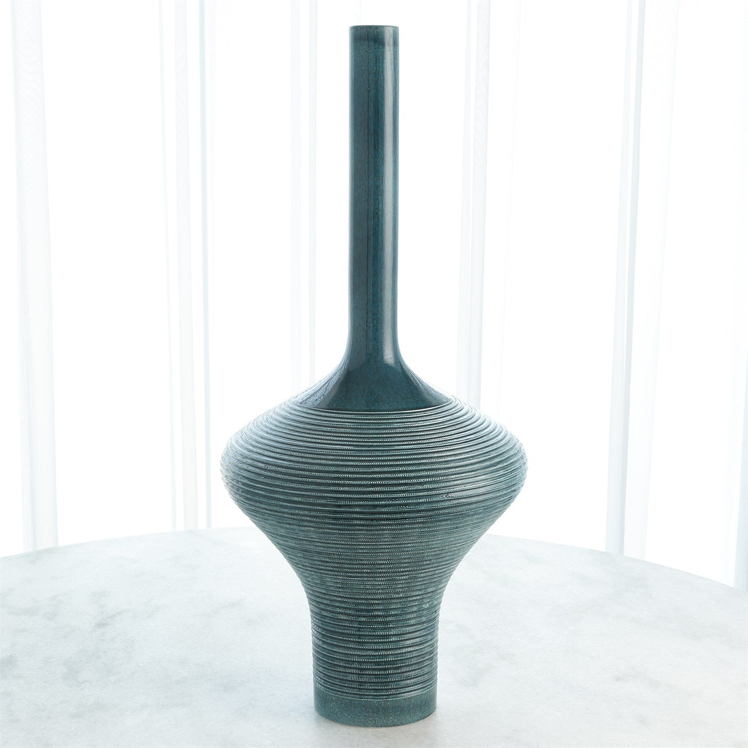 Global Views Azure Ridged Bottle
