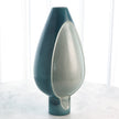 Global Views Azure Two Tone Pod Vase