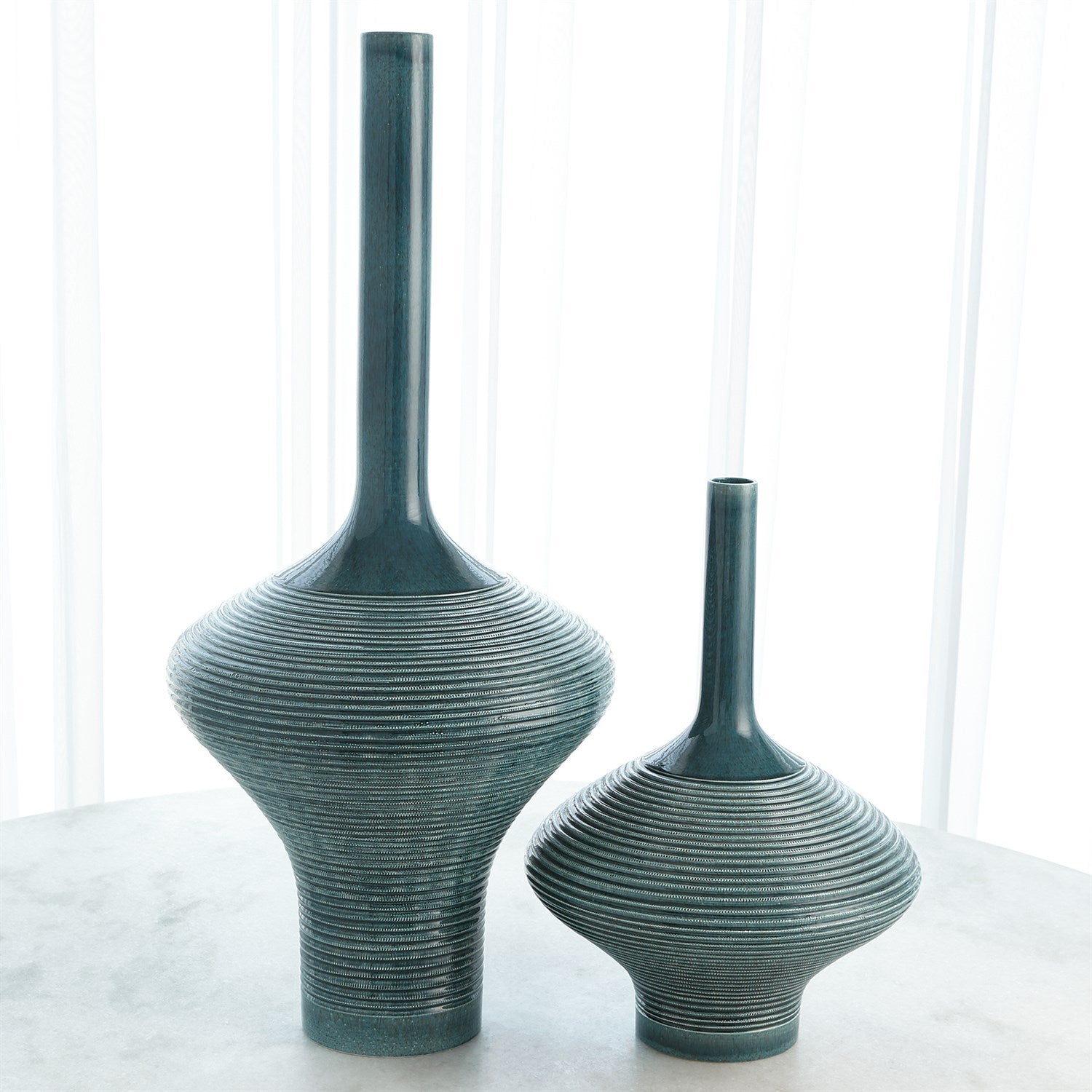 Global Views Azure Ridged Bottle