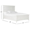 Magnussen Home Heron Cove Chalk White & Dovetail Grey Bed