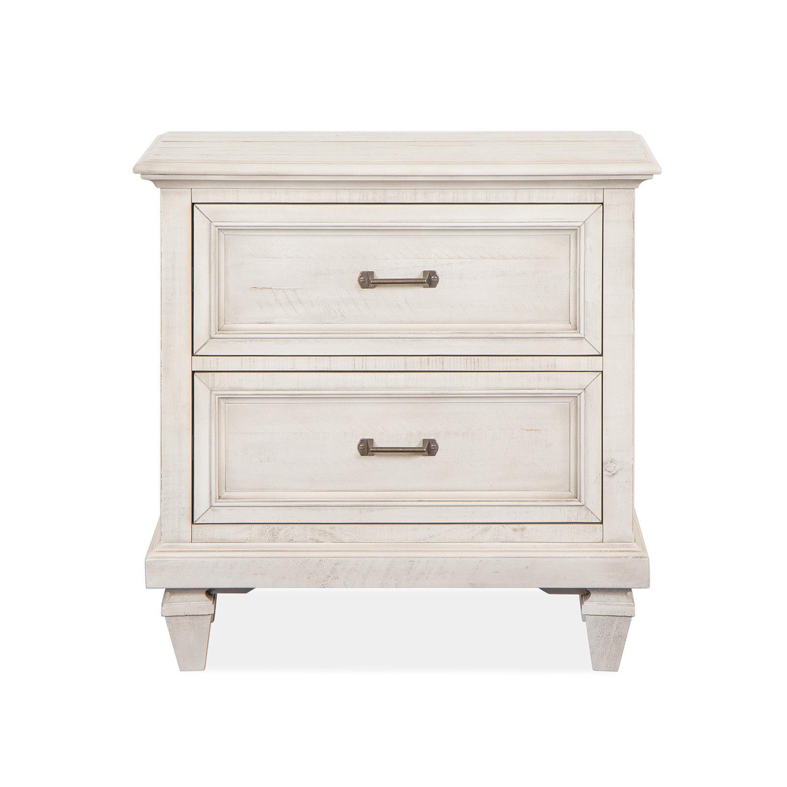 Magnussen Home Newport Alabaster Drawer Nightstand