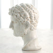 Global Views White Glaze Hadrian Sculpture