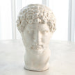 Global Views White Glaze Hadrian Sculpture