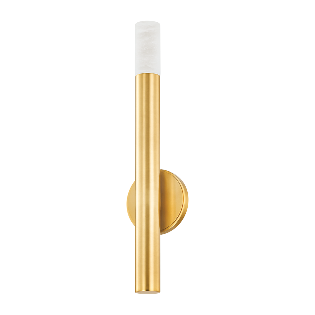 Hudson Valley Lighting Pali 1 Light 4.75 inch Aged Brass Wall Sconce Wall Light