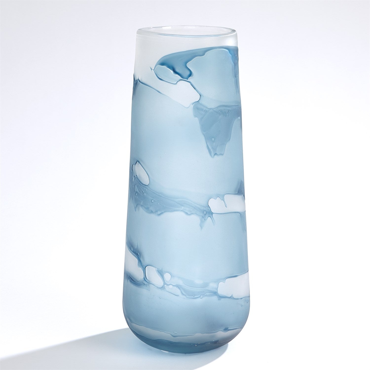 Global Views Glacier Vase & Bowl