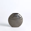 Global Views Black Nickel Chased Oval Vase