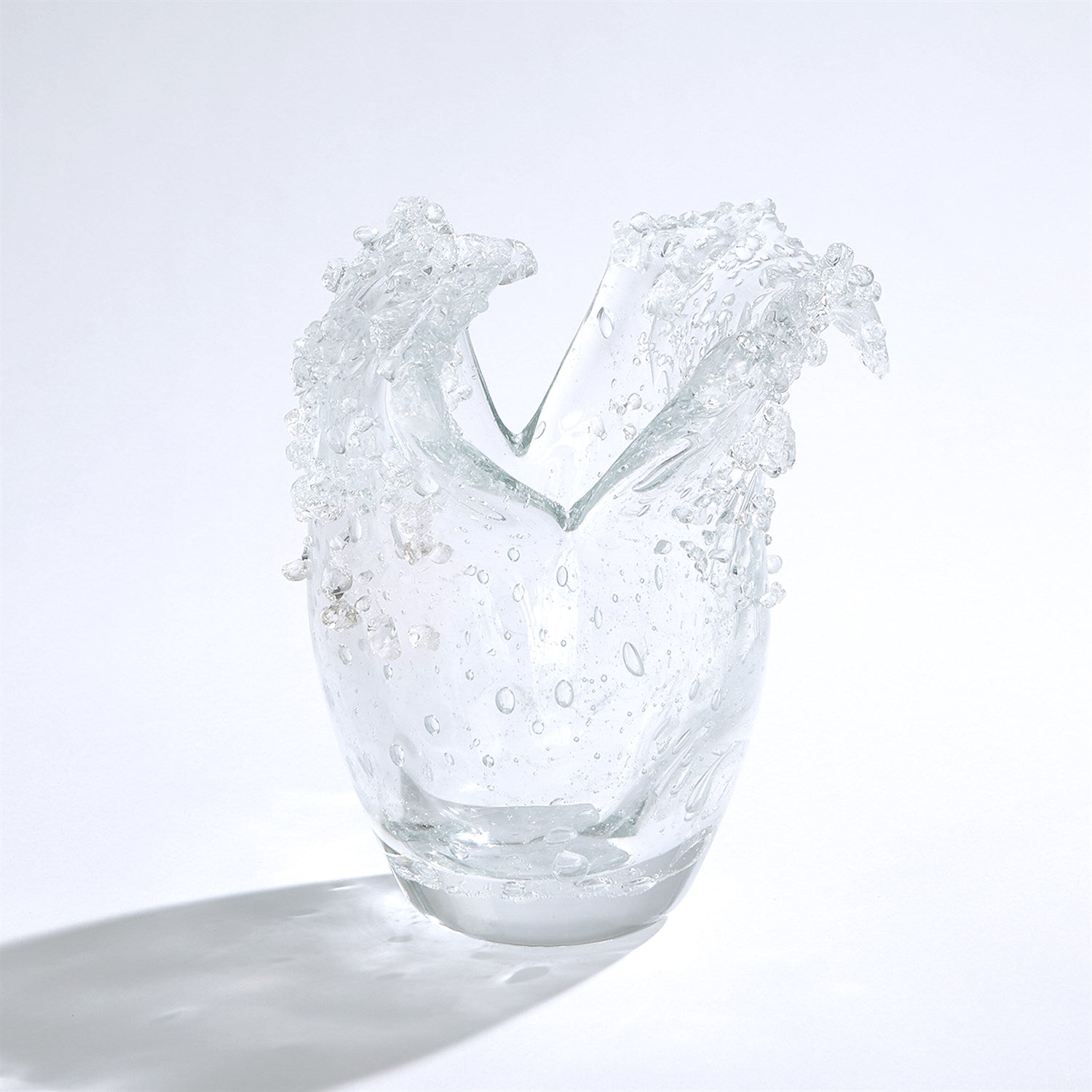 Global Views Clear Dual Wave Bowl Clearance
