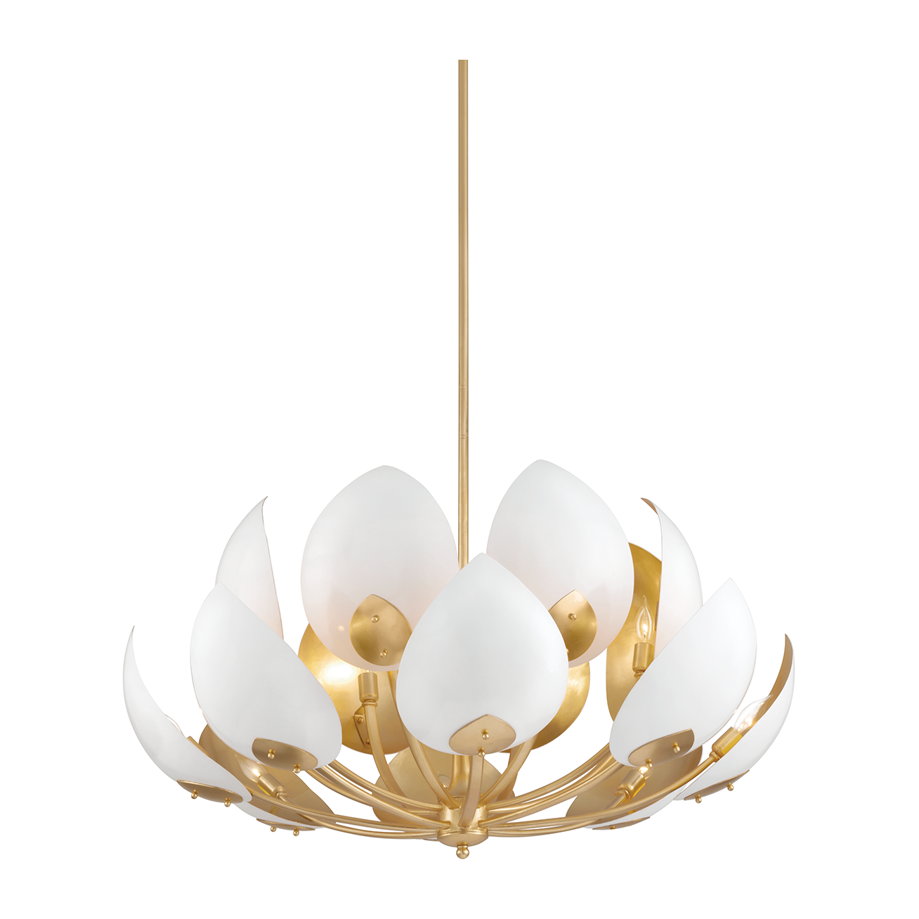 Hudson Valley Lighting Lotus 16 Light 38.5 inch Chandelier Ceiling Light