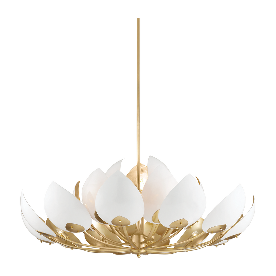 Hudson Valley Lighting Lotus 21 Light 54 inch Chandelier Ceiling Light