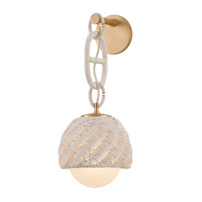 Corbett Piasu 1 Light Champagne Leaf Wall Sconce Wall Light