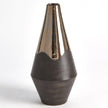 Global Views Platinum Bottom Gilded Dip Vase
