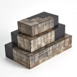 Global Views Gilles Ribbed Horn Resin Box
