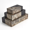 Global Views Gilles Ribbed Horn Resin Box