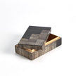 Global Views Gilles Ribbed Horn Resin Box