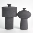 Global Views Black Stone Folk Vase