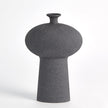 Global Views Black Stone Folk Vase