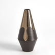 Global Views Platinum Bottom Gilded Dip Vase