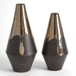 Global Views Platinum Bottom Gilded Dip Vase