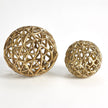 Global Views Antique Brass Jali Ball