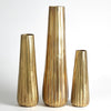 Global Views Antique Brass Chased Round Vase