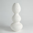 Global Views Matte White Torch Vase