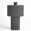 Global Views Black Stone Folk Vase