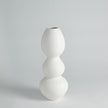 Global Views Matte White Torch Vase