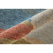 Feizy Pearson 39SDF Modern Abstract, Blue/Ivory/Orange, Rug