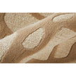 Feizy Kimball 8A32F Transitional Abstract Rug in Ivory/Brown/Tan