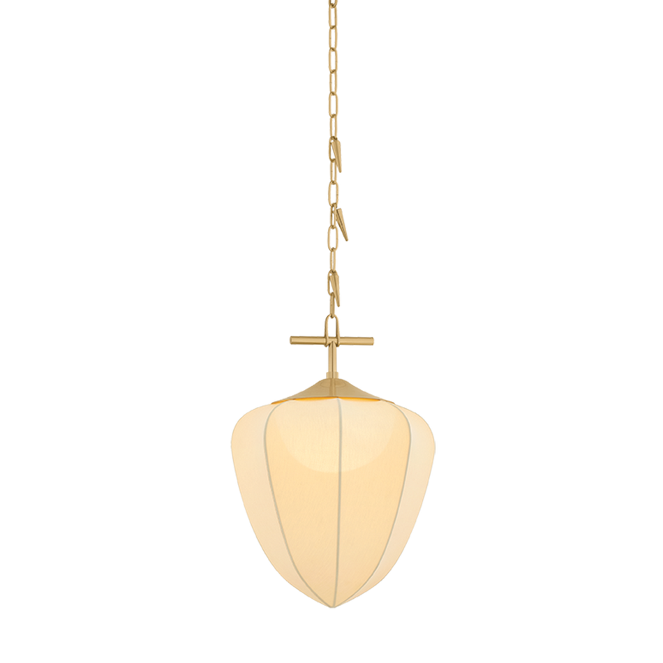 Corbett Hoshi 1 Light Vintage Brass Pendant Ceiling Light