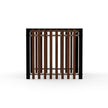 Caracole Pinstripe Dark End Table