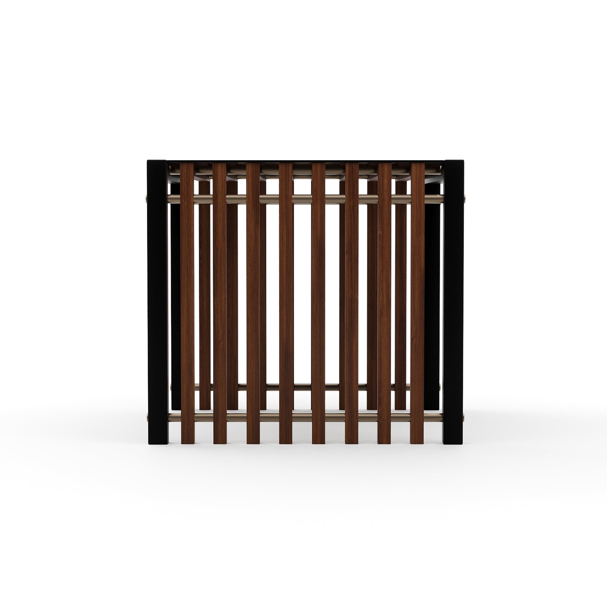 Caracole Pinstripe Dark End Table
