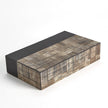 Global Views Gilles Ribbed Horn Resin Box