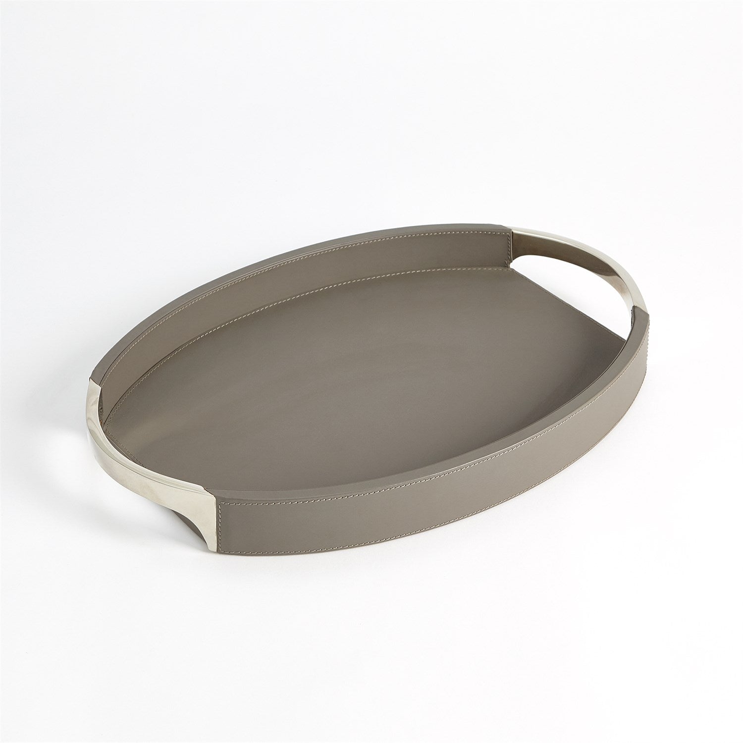Global Views Roberts Tray - Fossil Grey