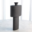 Global Views Black Stone Folk Vase