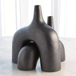 Global Views Black Stretch Vase