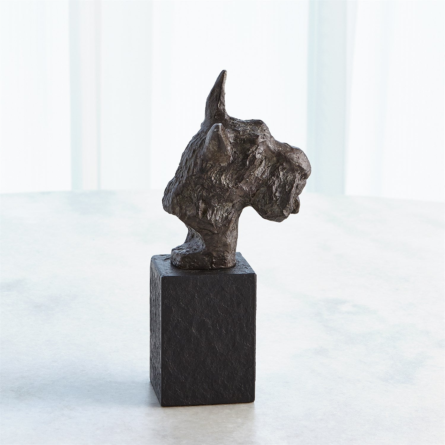 Global Views Bronze Scottish Terrier Sculpture