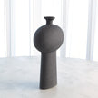 Global Views Black Stone Folk Vase